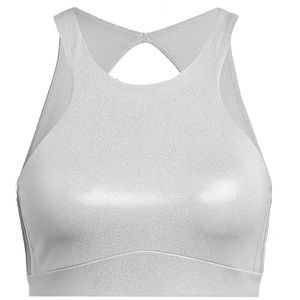 IVY PARK X Adidas Metallic Silver Sports Bra